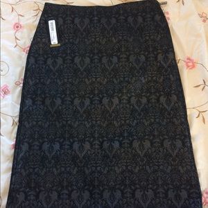 Worthington Metallic Skirt